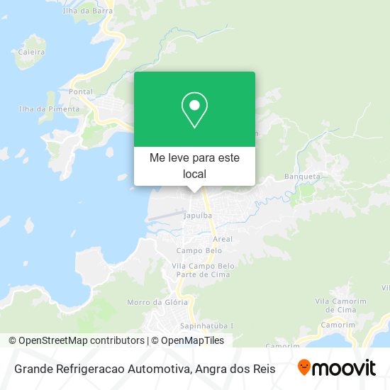 Grande Refrigeracao Automotiva mapa