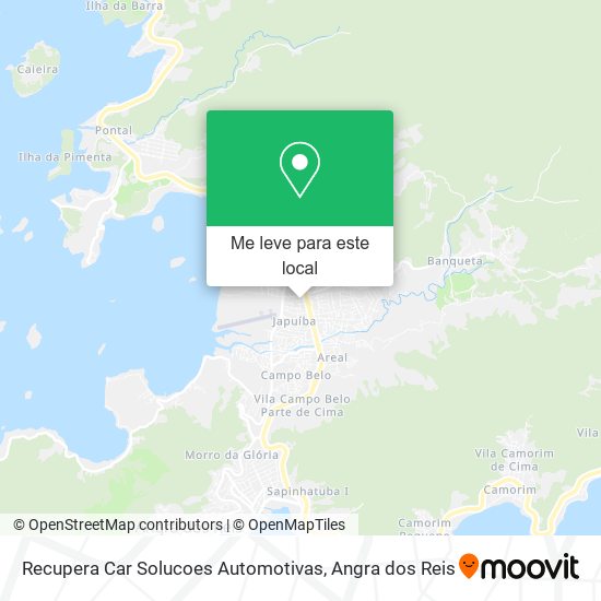 Recupera Car Solucoes Automotivas mapa