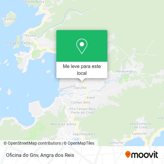 Oficina do Gnv mapa