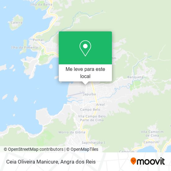 Ceia Oliveira Manicure mapa