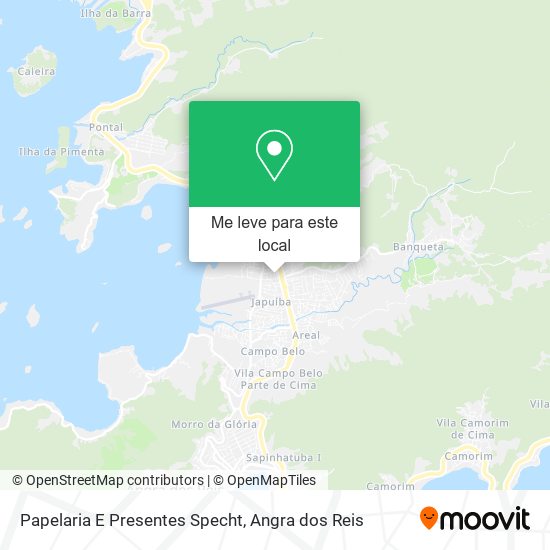 Papelaria E Presentes Specht mapa