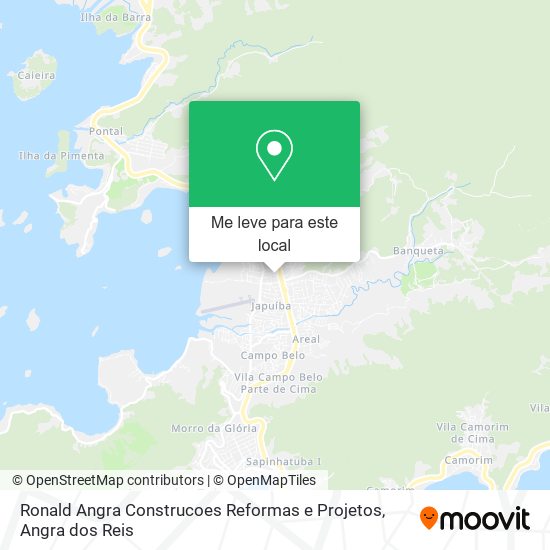 Ronald Angra Construcoes Reformas e Projetos mapa