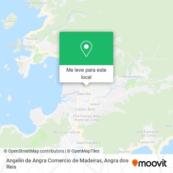 Angelin de Angra Comercio de Madeiras mapa