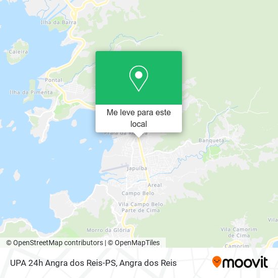 UPA 24h Angra dos Reis-PS mapa