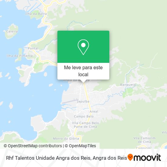 Rhf Talentos Unidade Angra dos Reis mapa