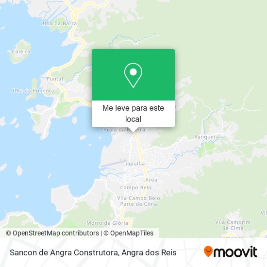 Sancon de Angra Construtora mapa