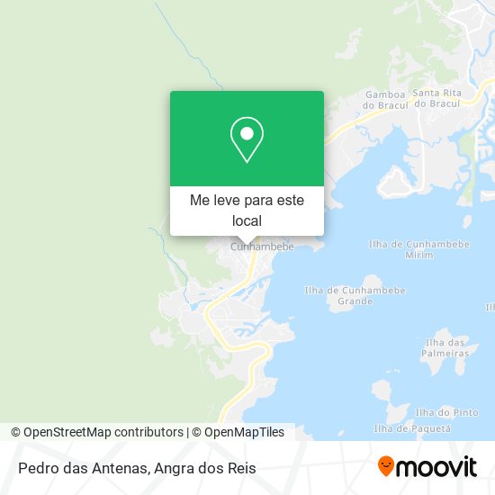 Pedro das Antenas mapa