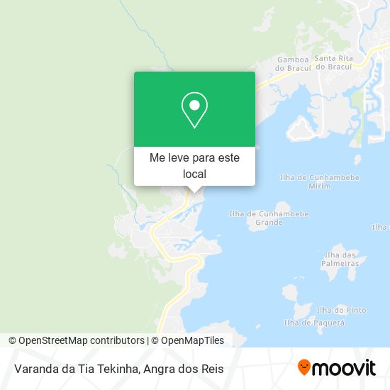 Varanda da Tia Tekinha mapa