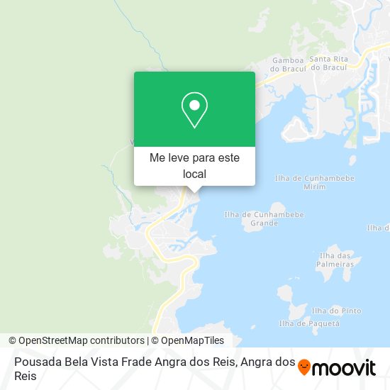 Pousada Bela Vista Frade Angra dos Reis mapa