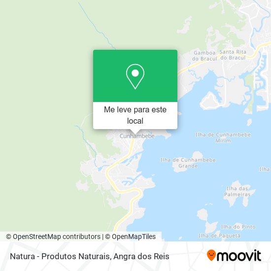 Natura - Produtos Naturais mapa