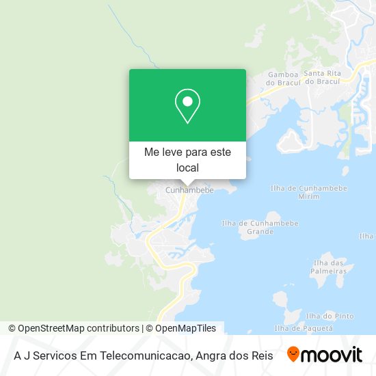 A J Servicos Em Telecomunicacao mapa
