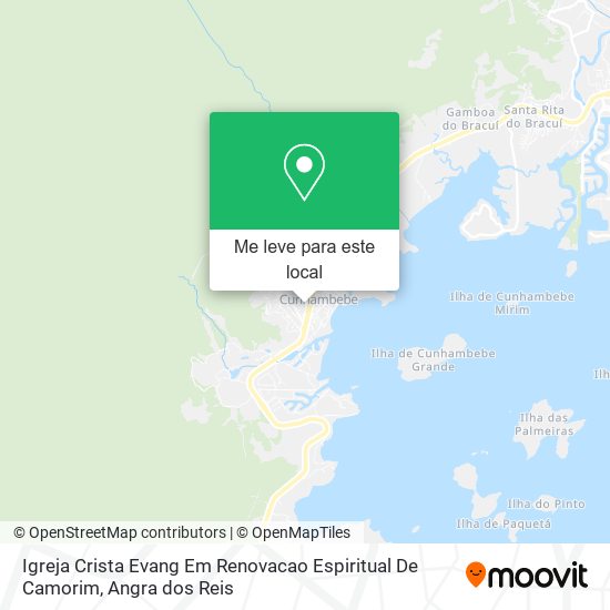 Igreja Crista Evang Em Renovacao Espiritual De Camorim mapa