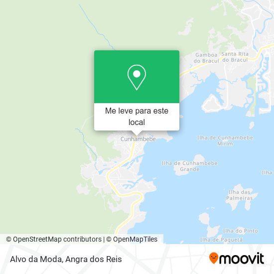 Alvo da Moda mapa