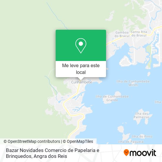 Bazar Novidades Comercio de Papelaria e Brinquedos mapa