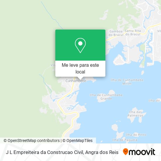 J L Empreiteira da Construcao Civil mapa