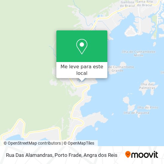 Rua Das Alamandras, Porto Frade mapa