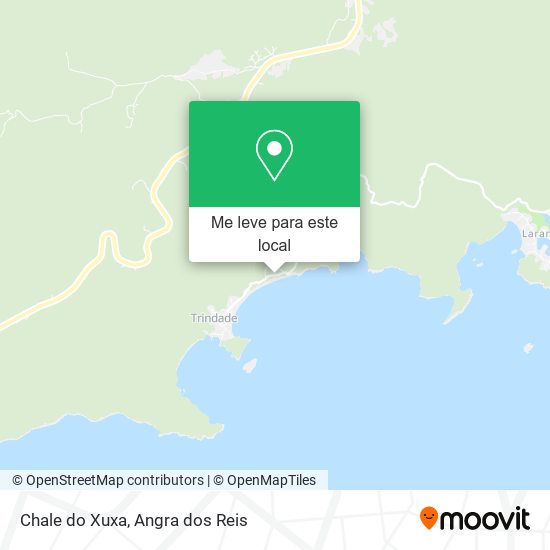 Chale do Xuxa mapa