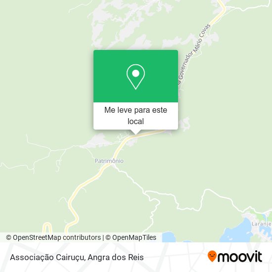 Associação Cairuçu mapa