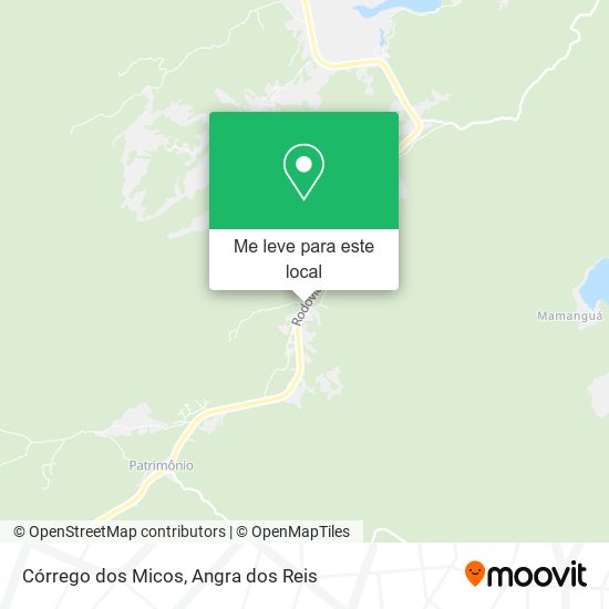 Córrego dos Micos mapa