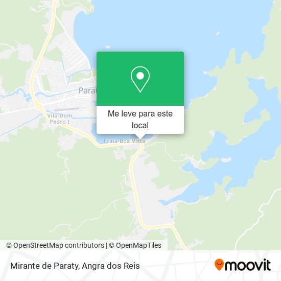 Mirante de Paraty mapa