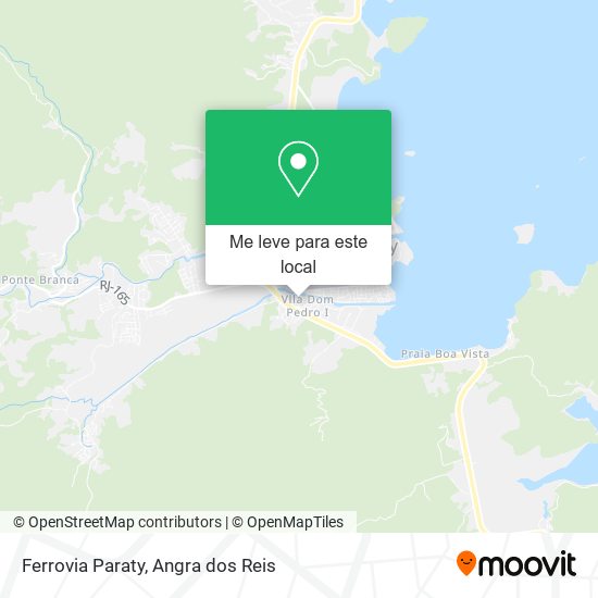 Ferrovia Paraty mapa