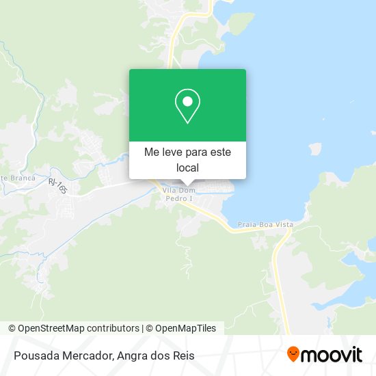 Pousada Mercador mapa