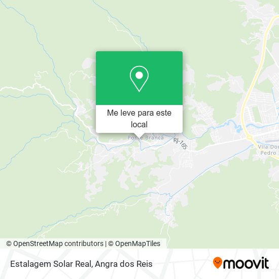 Estalagem Solar Real mapa