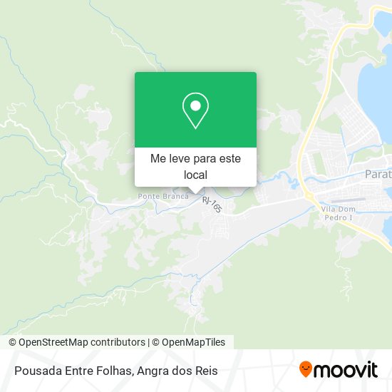 Pousada Entre Folhas mapa