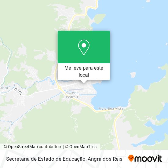 Secretaria de Estado de Educação mapa