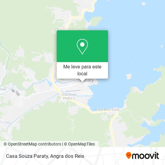 Casa Souza Paraty mapa
