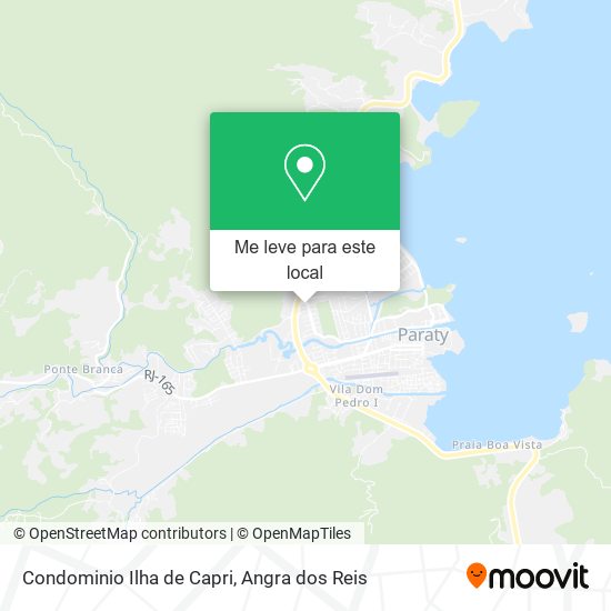 Condominio Ilha de Capri mapa