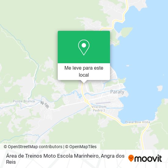 Área de Treinos Moto Escola Marinheiro mapa