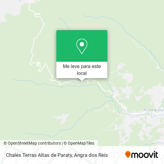 Chalés Terras Altas de Paraty mapa