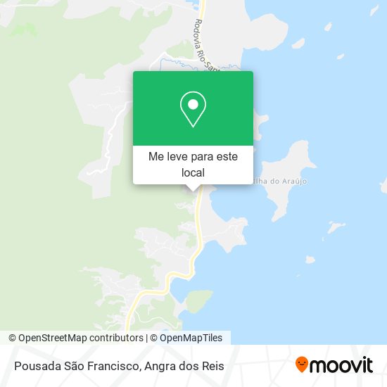 Pousada São Francisco mapa