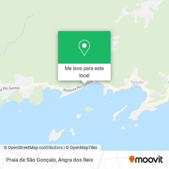 Praia de São Gonçalo mapa