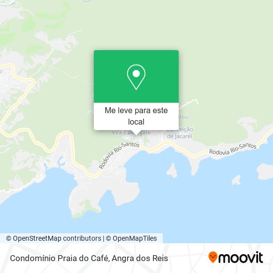 Condomínio Praia do Café mapa