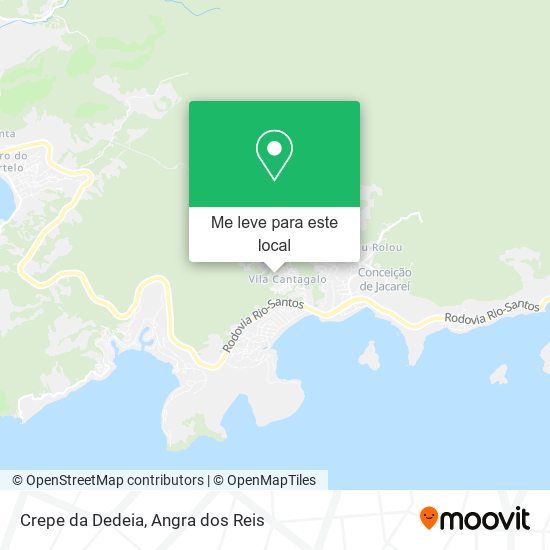 Crepe da Dedeia mapa