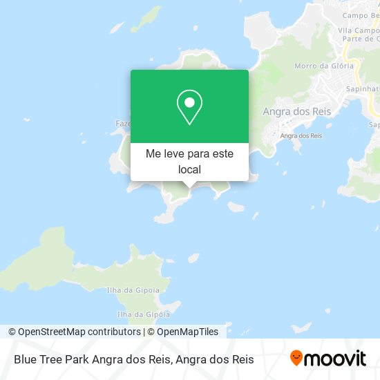 Blue Tree Park Angra dos Reis mapa