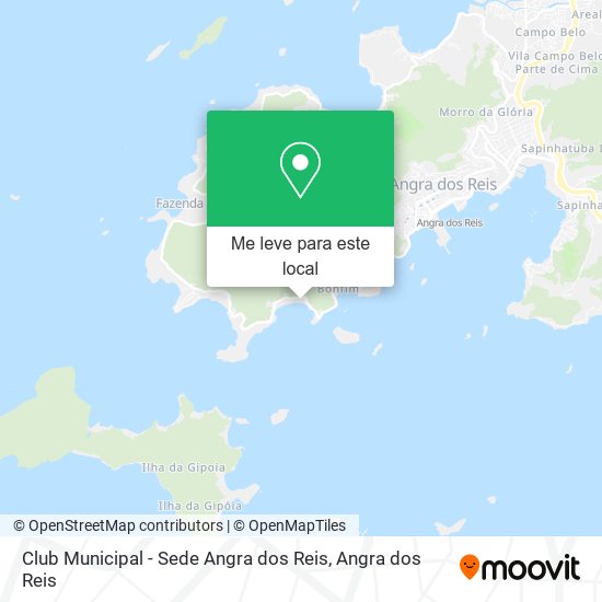 Club Municipal - Sede Angra dos Reis mapa