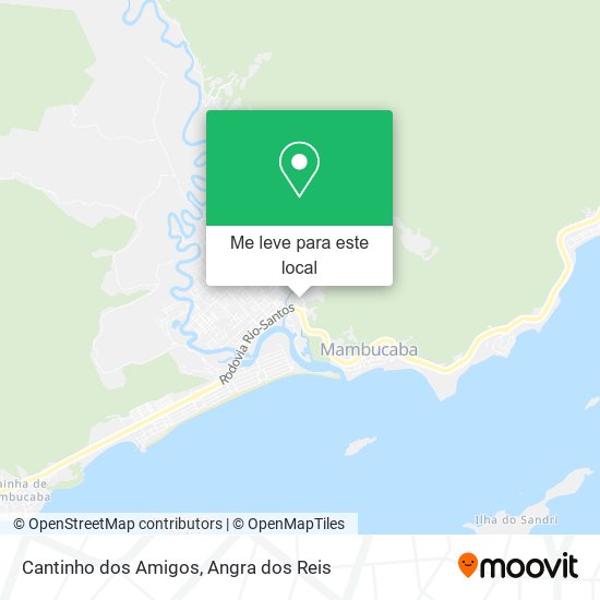 Cantinho dos Amigos mapa