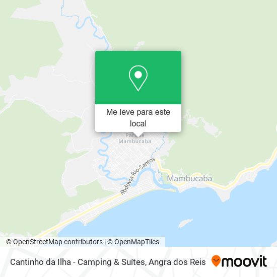 Cantinho da Ilha - Camping & Suítes mapa