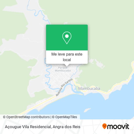 Açougue Vila Residencial mapa
