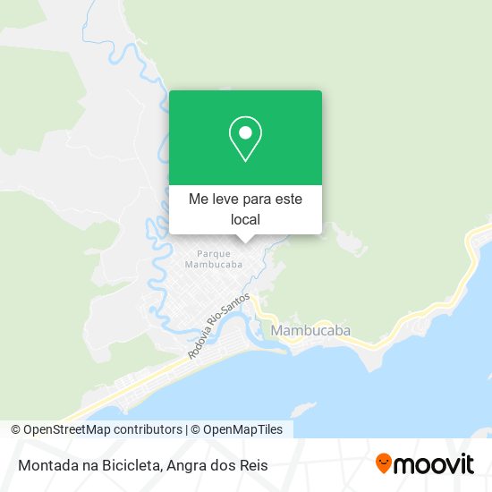 Montada na Bicicleta mapa