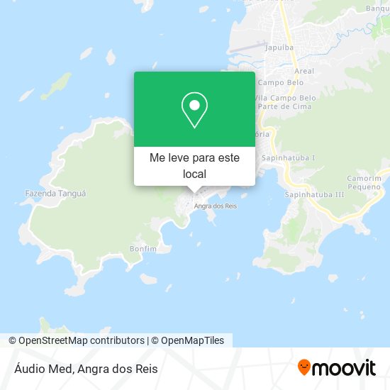 Áudio Med mapa