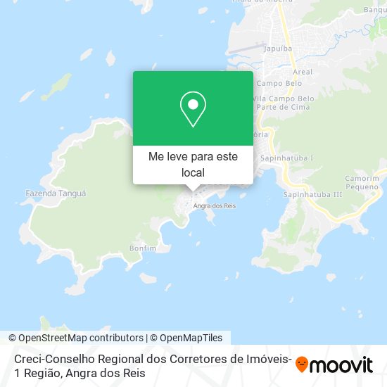 Creci-Conselho Regional dos Corretores de Imóveis-1 Região mapa