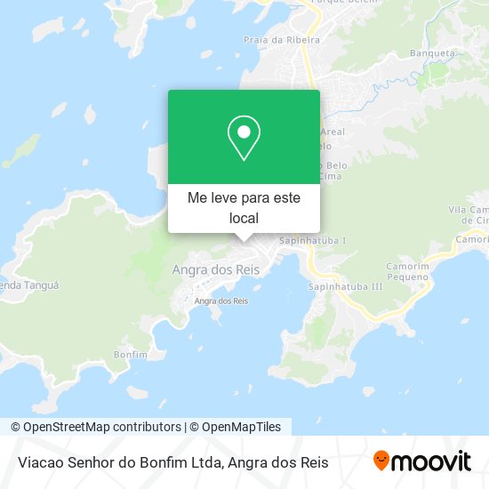 Viacao Senhor do Bonfim Ltda mapa