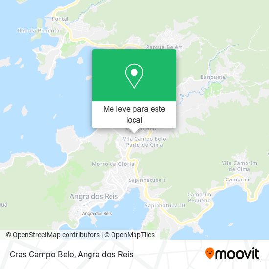 Cras Campo Belo mapa