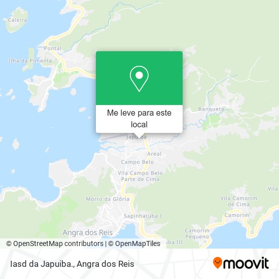 Iasd da Japuiba. mapa