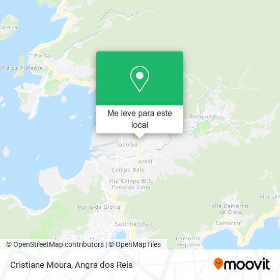 Cristiane Moura mapa