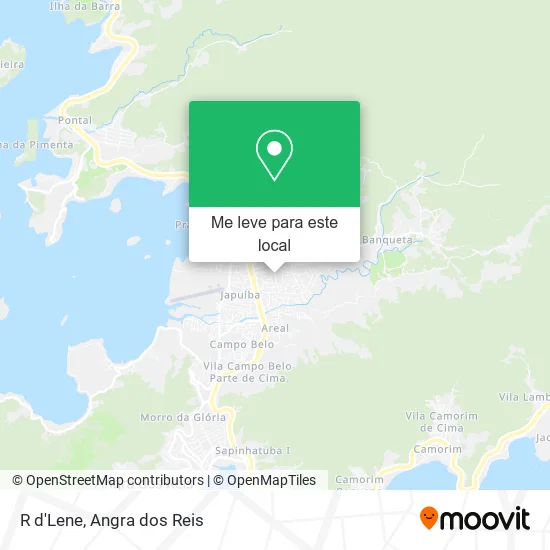 R d'Lene mapa